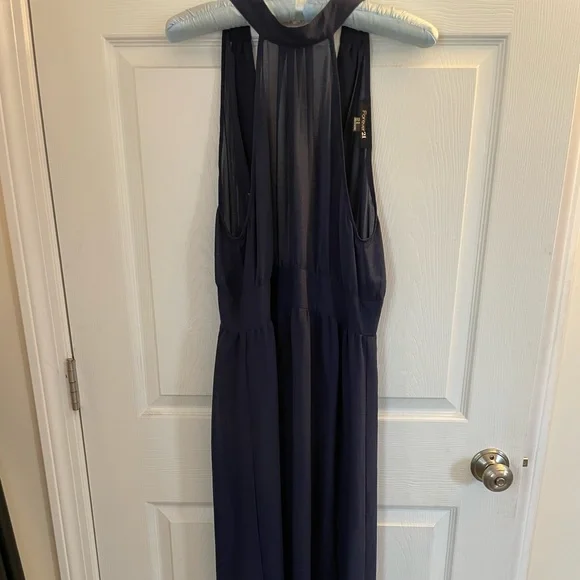navy blue maxi dress forever 21 Forever 21 FOREVER 21+ Plus Size Ruffled Maxi Dress